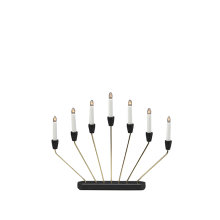 Adventsljusstake 7-armad Förmässingad Konstsmide